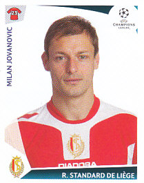 Milan Jovanovic Standard de Liege samolepka UEFA Champions League 2009/10 #546